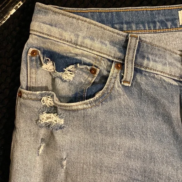 Abercrombie & Fitch Mid Rise Boyfriend Jeans - Picture 3 of 9